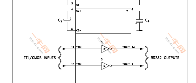 ST ST3232B / ST3232C SO16/SO16L/TSSOP16 RS232 收发芯片 规格书 datasheet