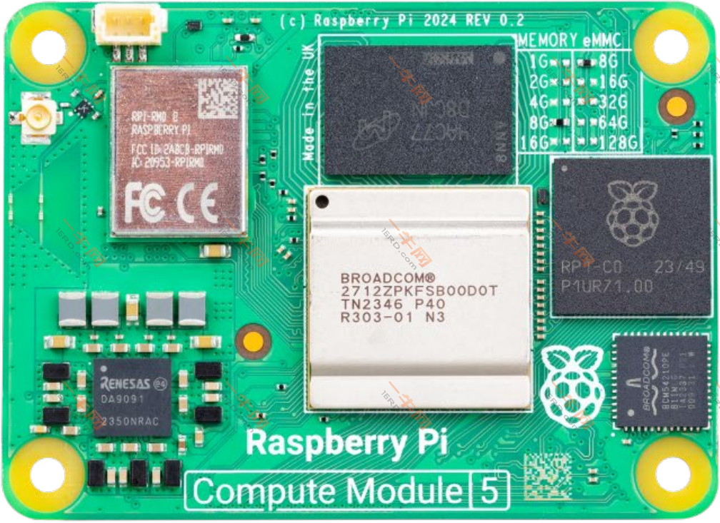 上海晶珩树莓派/Raspberry Pi处理器模块5 datasheet-一牛网论坛